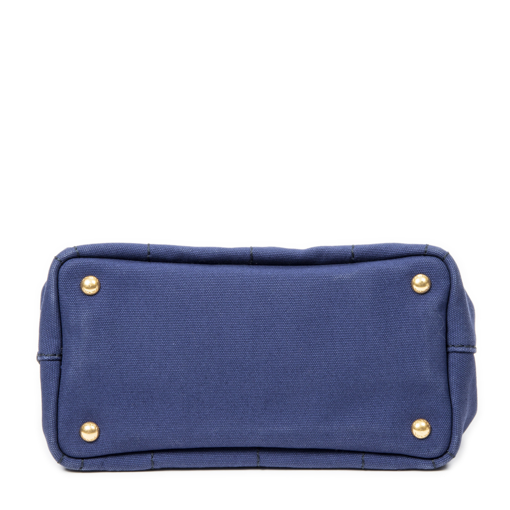 Prada Small Canapa Tote - Picture 6 of 8
